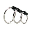 Blue Line 3 Ring Gates of Hell Cock & Ball Cage Bondage and Fetish > Cock and Ball Devices - Tophatter Daily Deals