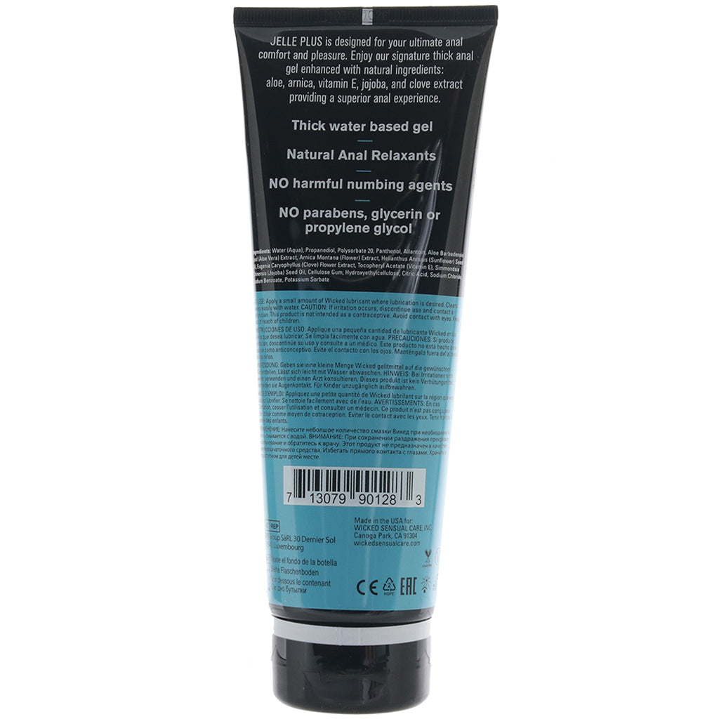 Jelle Plus Water Based Anal Lube in 8oz/240ml - Tophatter's Adult Products Lubes and Lotions > Anal Sex Lubes - Tophatter Daily Deals
