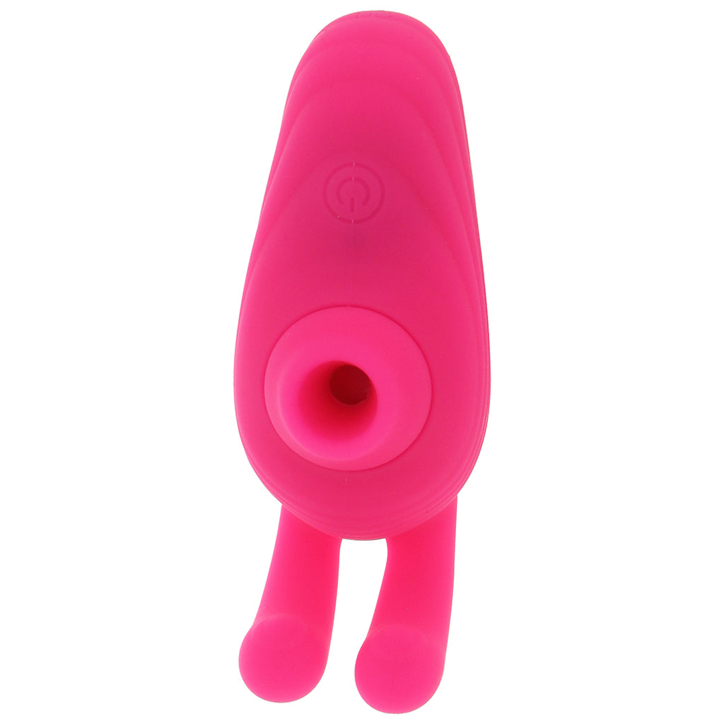 Neon Vibes The Kissing Bunny Vibe - Tophatter's Adult Sex Toys Online Vibrators > Clitoral Stimulators - Tophatter Daily Deals