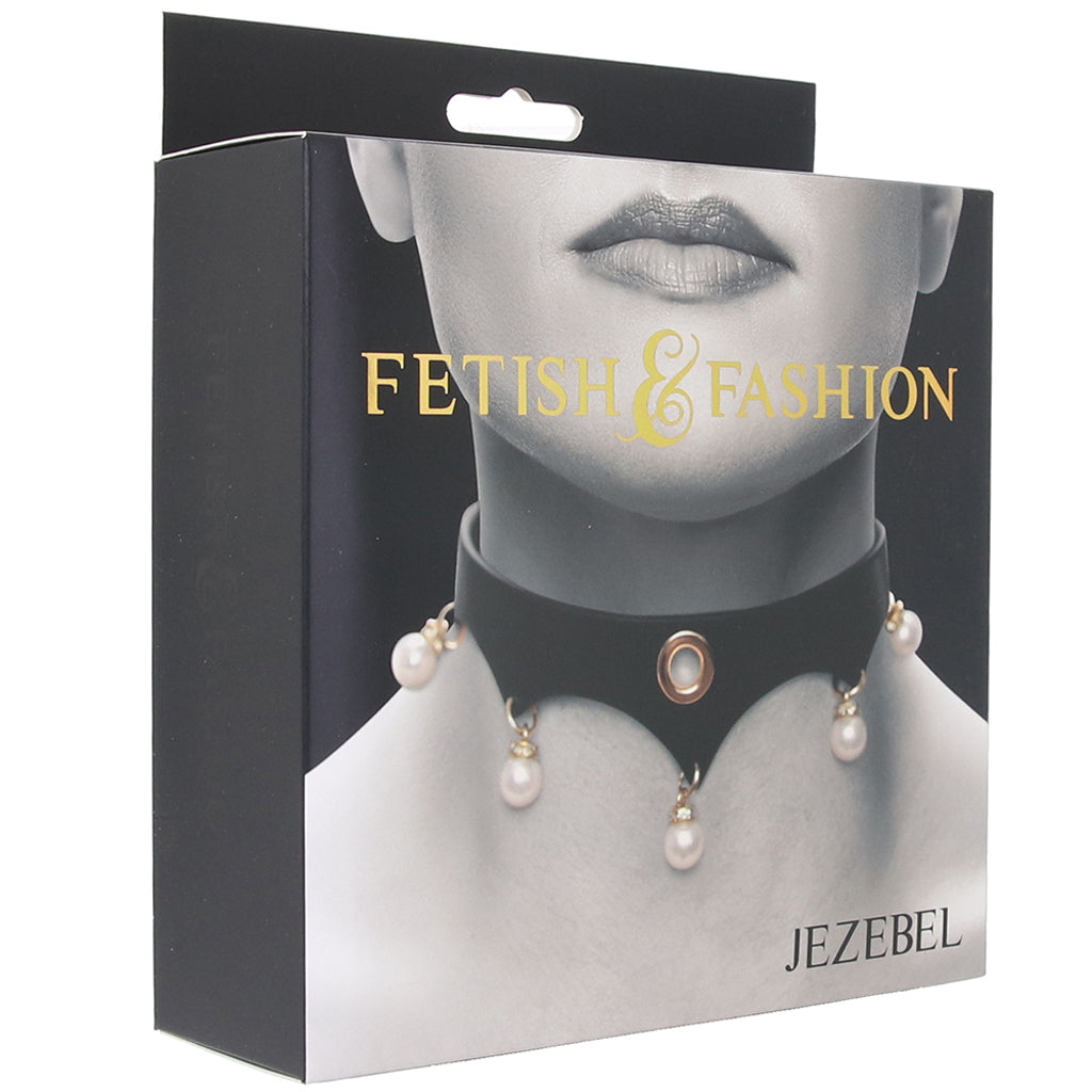 Fetish & Fashion Jezebel Collar Bondage and Fetish > Leashes and Collars - Tophatter Daily Deals