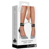 Ouch! Diamond Studded Ankle Cuffs Bondage and Fetish > Wrist and Ankle Cuffs - Tophatter Daily Deals