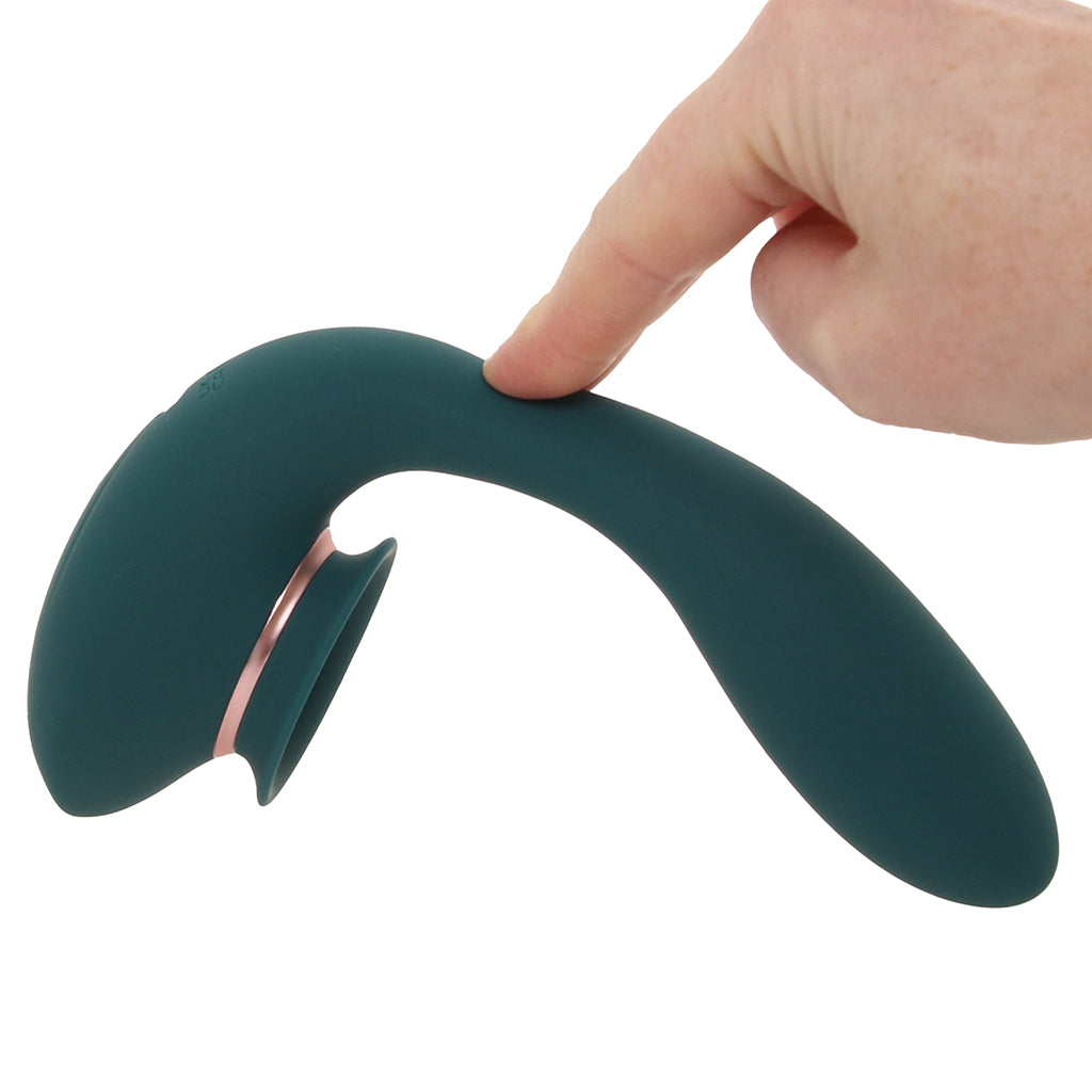 Twitch 3 Innovation G-Spot and Suction Vibe in Green Vibrators > G-Spot Vibrators - Tophatter Daily Deals