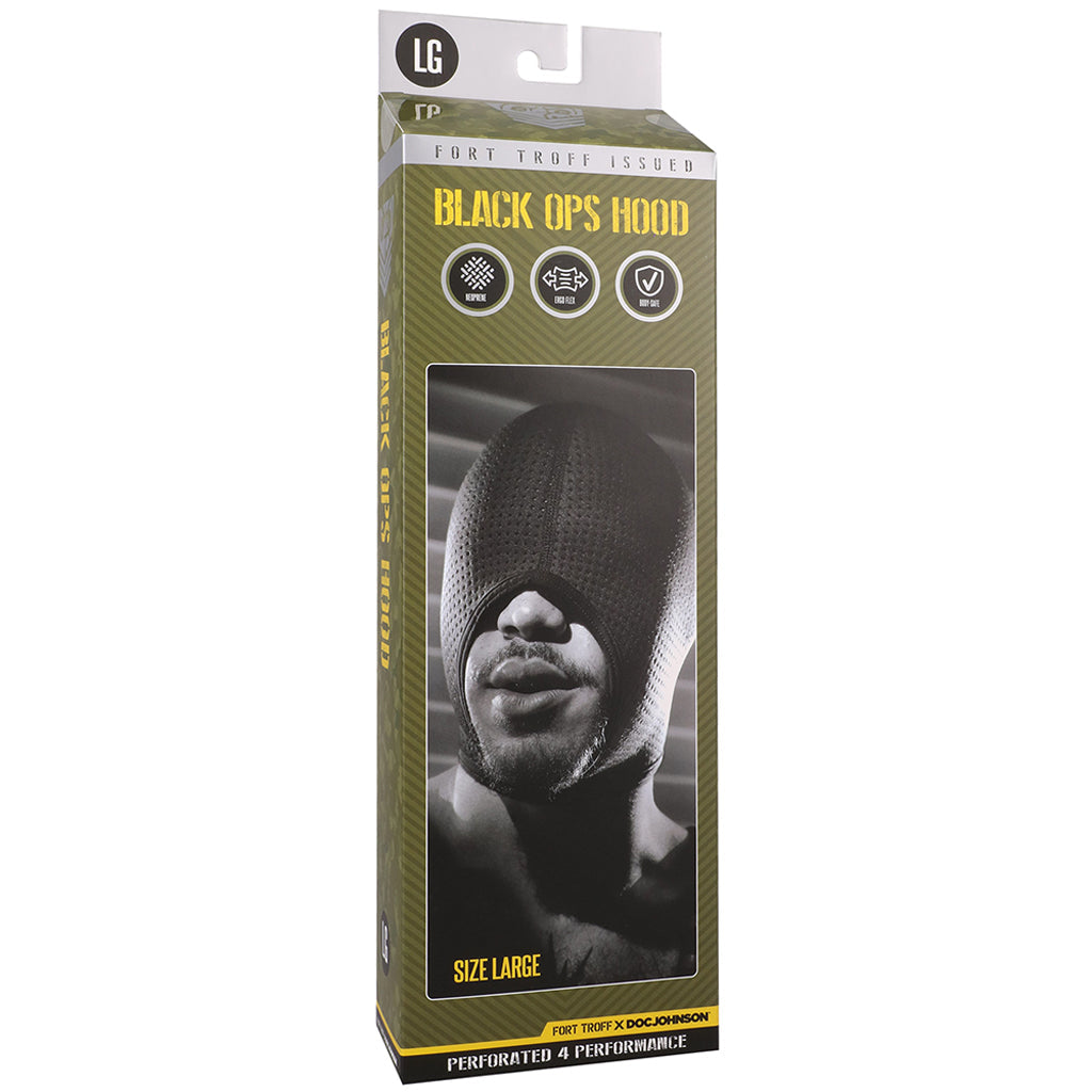 Fort Troff Black Ops Hood in Large - Tophatter's Adult Sex Toys Online Bondage and Fetish > Tools & Accessories - Tophatter Daily Deals