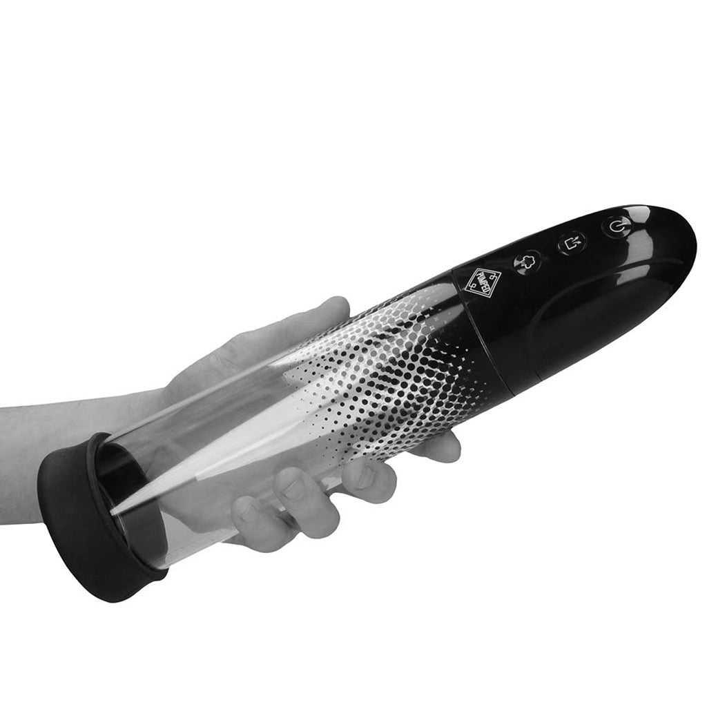 Pumped Rechargeable Automatic Luv Pump in Black - Tophatter's Adult Products Male Enhancement > Penis Pumps - Tophatter Daily Deals