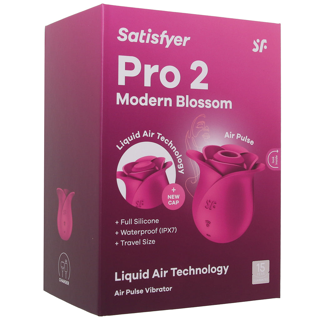 Satisfyer Pro 2 Modern Blossom Air Pulse Vibe Vibrators > Clitoral Stimulators - Tophatter Daily Deals