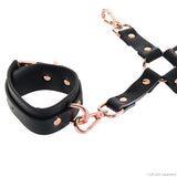 Bondage Couture Hogtie in Rose Gold Bondage and Fetish > Restraints - Tophatter Daily Deals