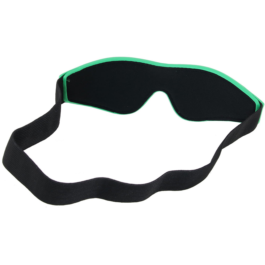 Electra Play Things Blindfold in Neon Green - Tophatter's Adult Products Bondage and Fetish > Pleasure Masks and Dress Up Play - Tophatter Daily Deals