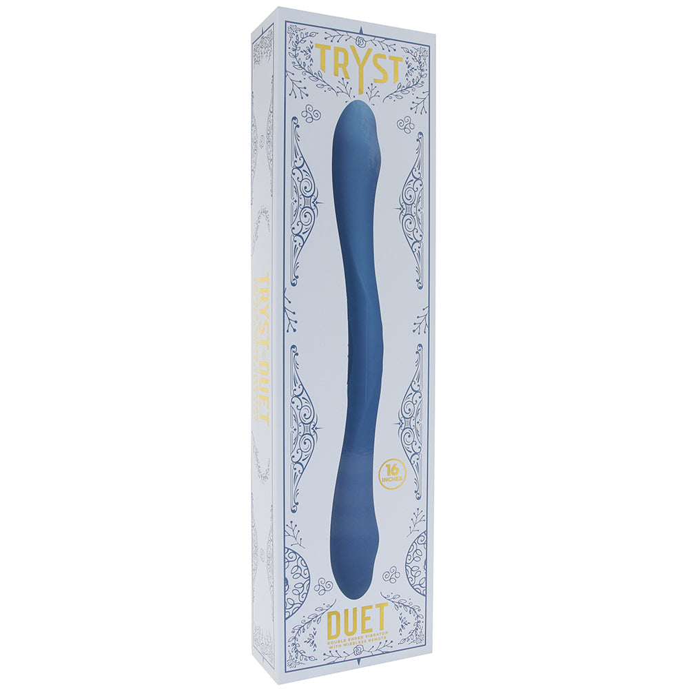 Tryst Duet Double Ended Vibe in Blue Vibrators > G-Spot Vibrators - Tophatter Daily Deals