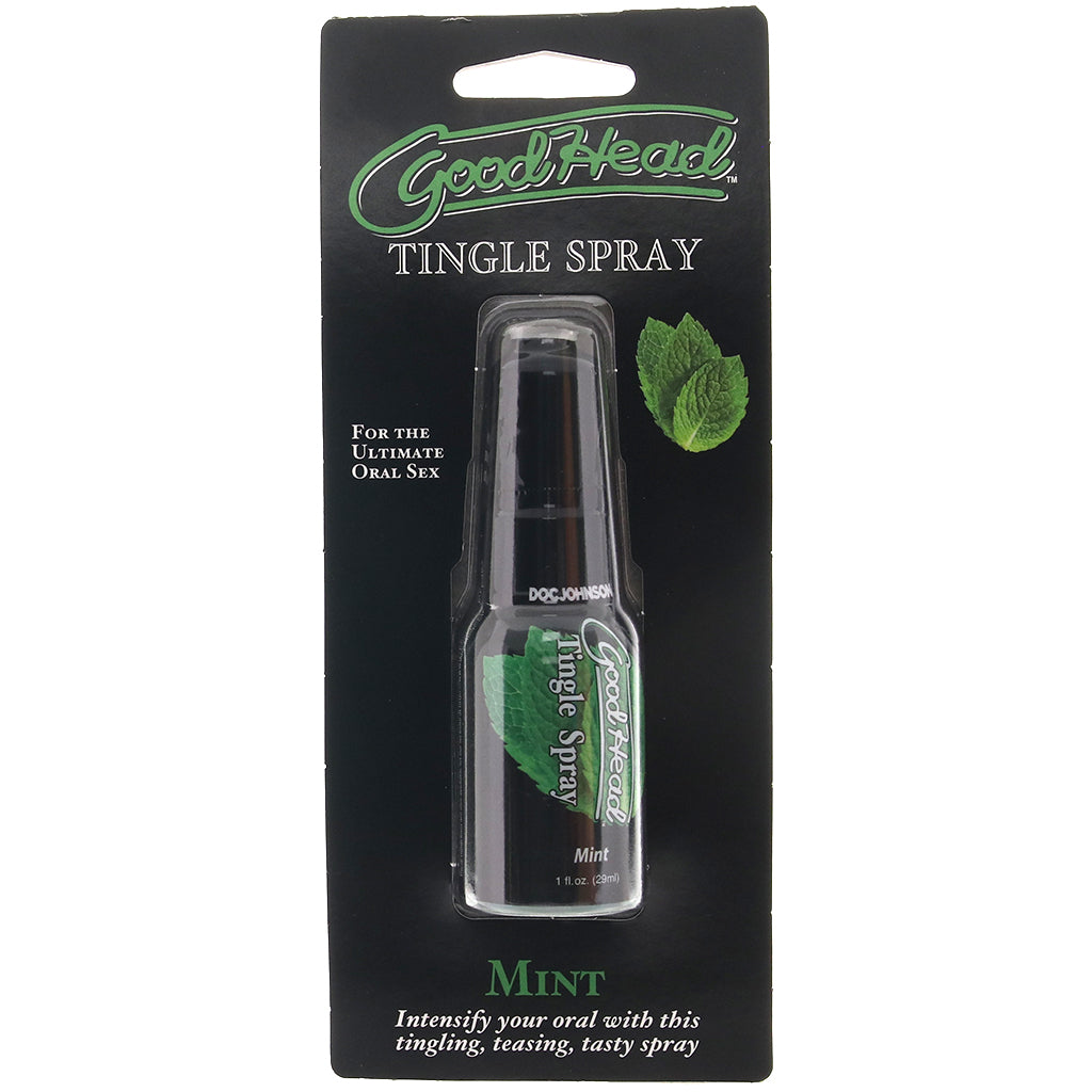 GoodHead Mint Tingle Spray in 1oz/29ml - Tophatter's Adult Products Lubes and Lotions > Flavored Sex Lubes - Tophatter Daily Deals