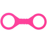 Sex & Mischief Hot Pink Silicone Cuffs in Small Bondage and Fetish > Wrist and Ankle Cuffs - Tophatter Daily Deals