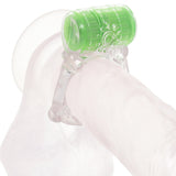 Play With Me Pleaser Rechargeable Cock Ring in Neon Green Cock Rings - Tophatter Daily Deals