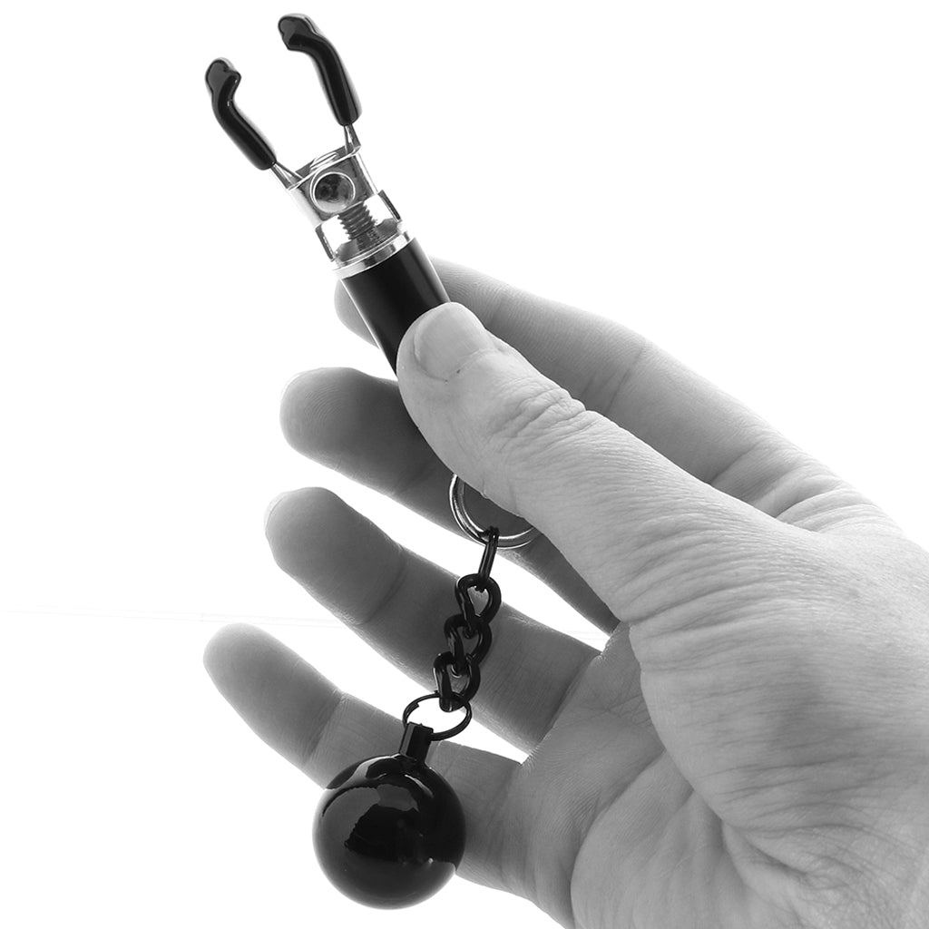 Nipple Grips Weighted Twist Nipple Clamps Bondage and Fetish > Nipple Stimulators & Clamps - Tophatter Daily Deals