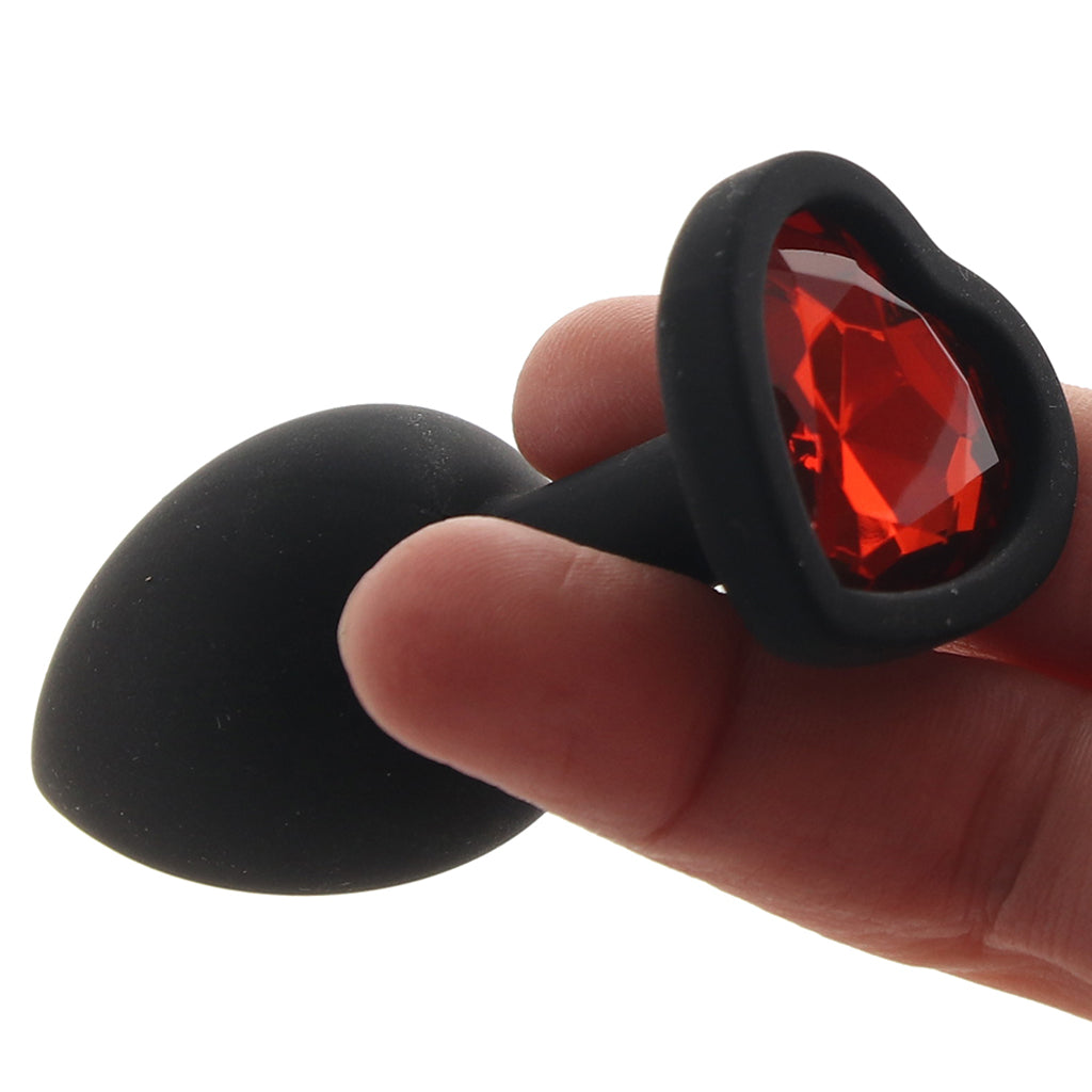 Glams Xchange Heart Gem Butt Plug in Small - Tophatter's Adult Products Anal Sex Toys > Butt Plugs - Tophatter Daily Deals