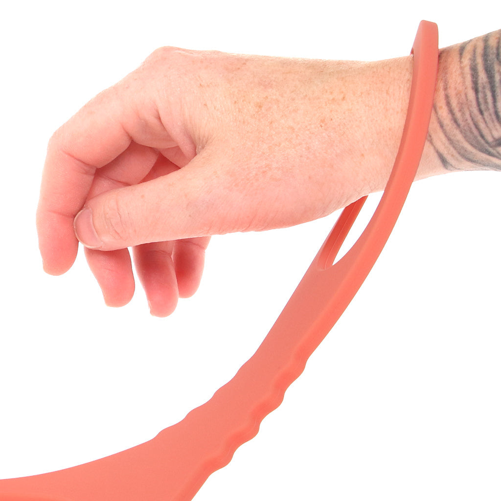 S&M Peaches 'n CreaMe Silicone Cuffs in Large - Tophatter's Adult Sex Toys Online Bondage and Fetish > Wrist and Ankle Cuffs - Tophatter Daily Deals