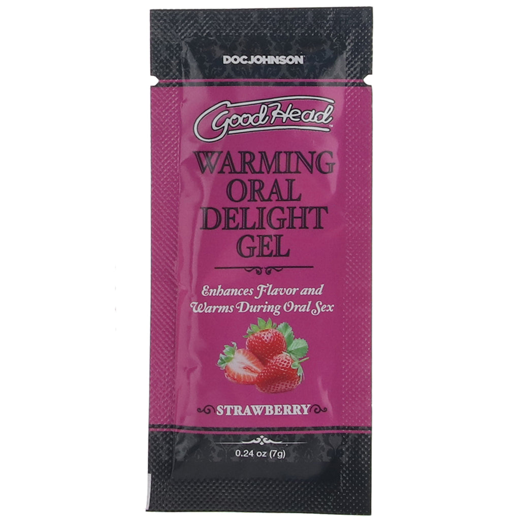 GoodHead Warming Oral Delight Gel .24oz in Strawberry - Tophatter's Adult Products Lubes and Lotions > Female Enhancement - Tophatter Daily Deals