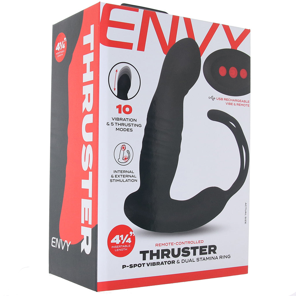 Envy Thruster P-Spot Vibe and Dual Ring Anal Sex Toys > Prostate Massagers - Tophatter Daily Deals