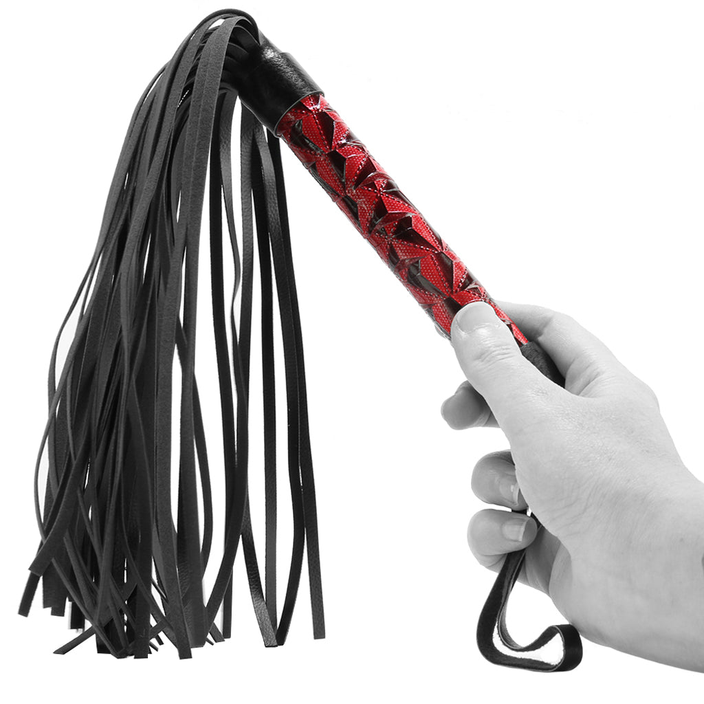 Ouch! Luxury Whip in Burgundy Bondage and Fetish > Whips and Crops - Tophatter Daily Deals