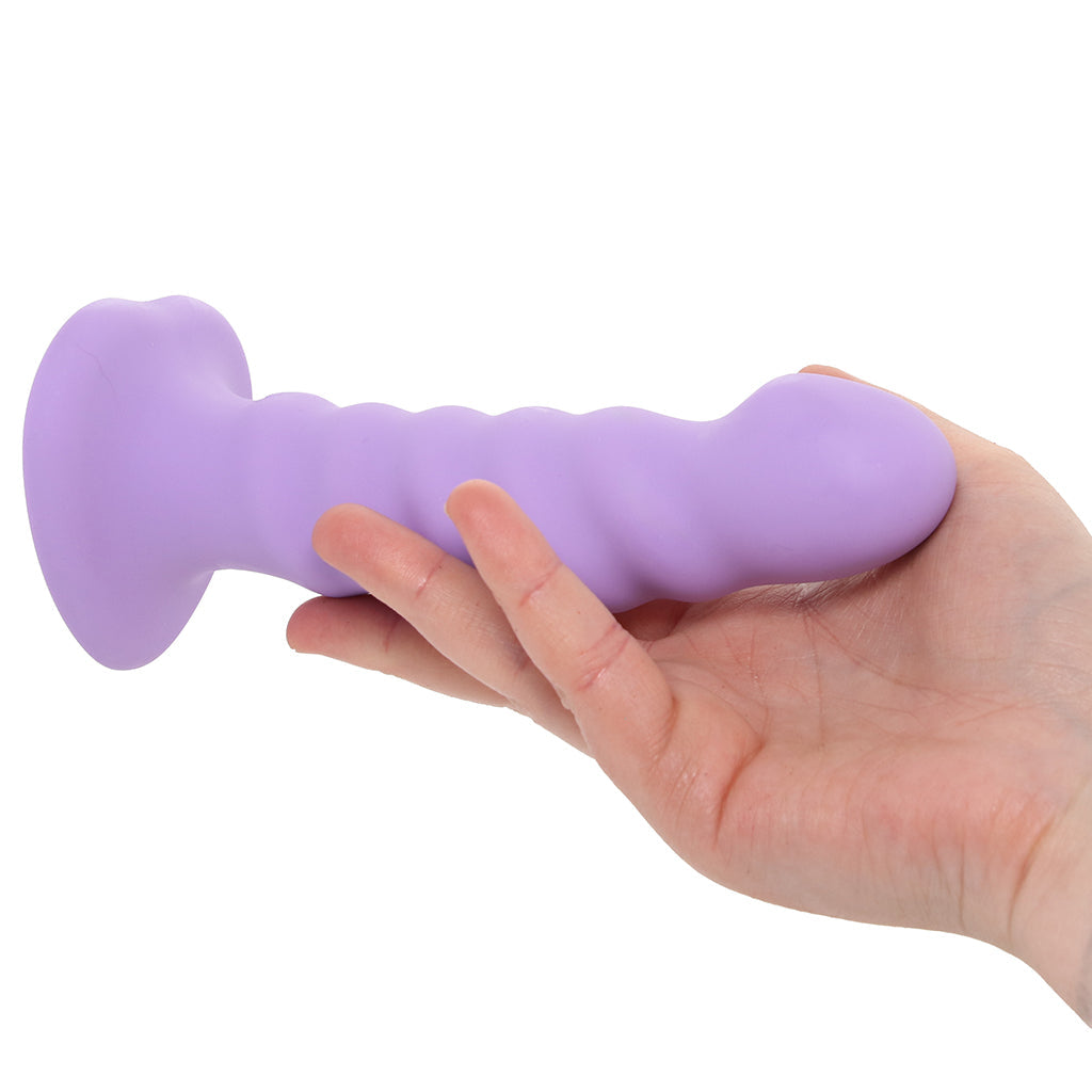 Colours 6 Inch Ribbed Remote Vibe in Purple Vibrators > G-Spot Vibrators - Tophatter Daily Deals