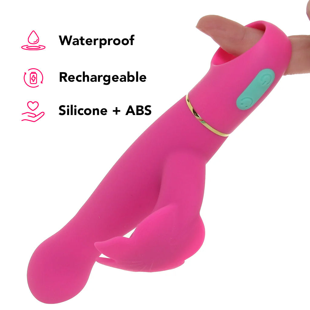 Aria Naughty AF 2.0 RumboTech Rabbit Vibe Vibrators > Rabbit Vibrators - Tophatter Daily Deals
