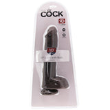 King Cock 10 Inch Cock with Balls in Brown Dildo Sex Toys > Realistic Dildos - Tophatter Daily Deals