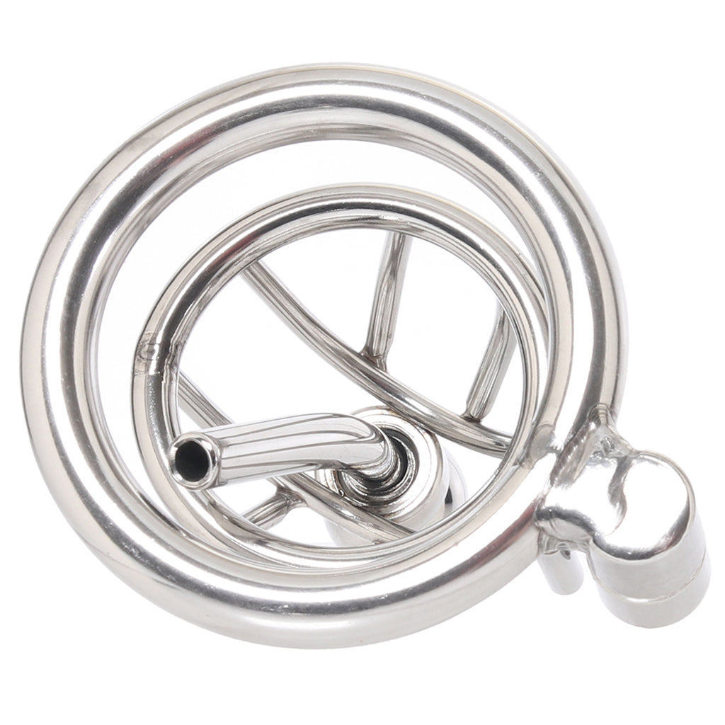 Lockmaster Inverted Urethral Straw Micro Chastity Cage Bondage and Fetish > Cock and Ball Devices - Tophatter Daily Deals