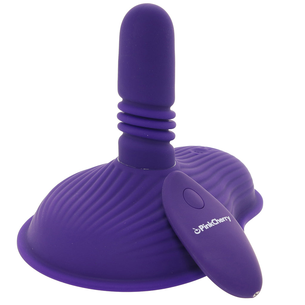 PinkCherry Thrust & Grind Hands-Free Vibe Thrusting Dildos & Vibrators - Tophatter Daily Deals