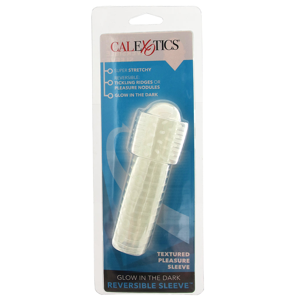 Textured Reversable Pleasure Sleeve in Glow-In-The-Dark Male Enhancement > Extenders and Sleeves - Tophatter Daily Deals