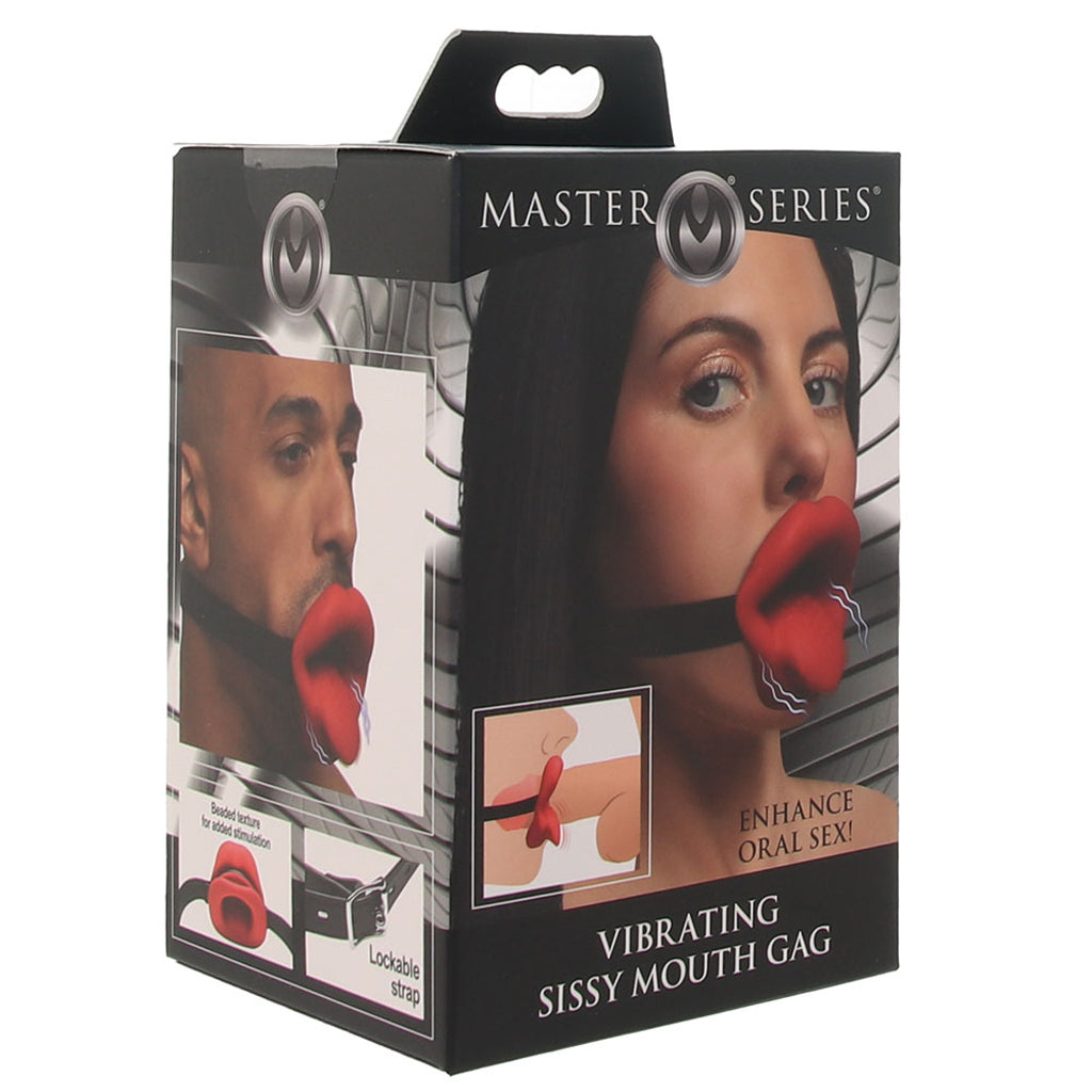 Master Series Vibrating Sissy Mouth Gag - Tophatter's Vibrator Deals Online Bondage and Fetish > Ball Gags & Mouth Restraints - Tophatter Daily Deals