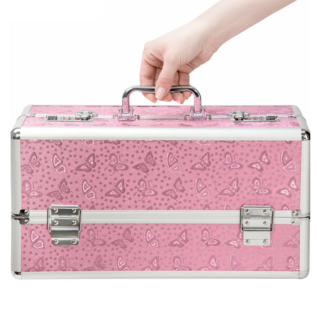 Simple and True Lockable Large Vibrator Case in Pink Toy Storage - Tophatter Daily Deals
