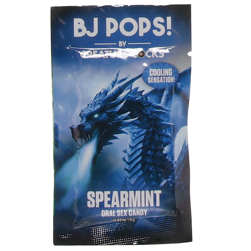 Creature Cocks BJ Pops! Candy .32oz/90g in Spearmint - Tophatter's Adult Sex Toys Online Sensual Love > Tasty Treats - Tophatter Daily Deals