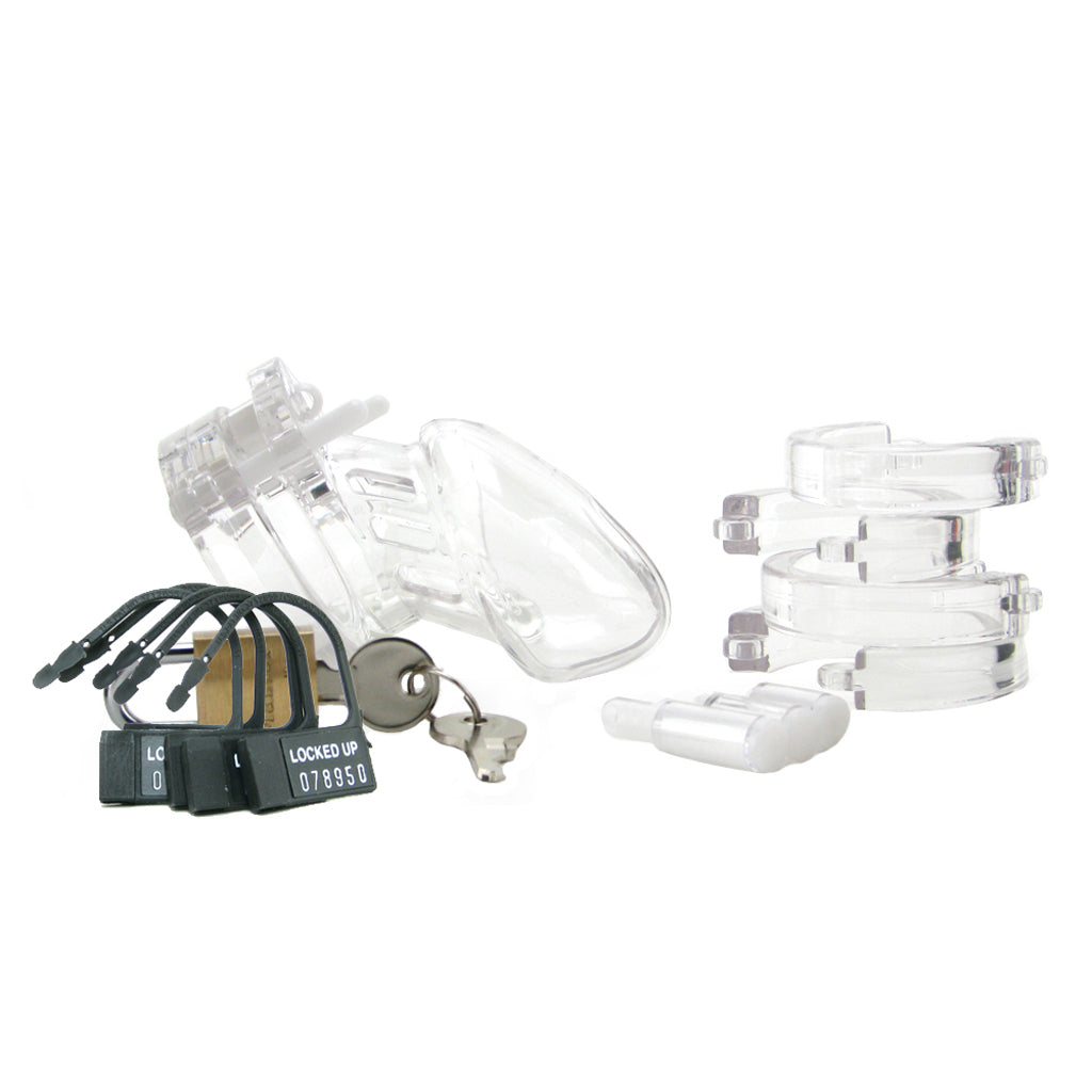 CB-6000S Clear Male Chastity Device in 2.5 Inch Bondage and Fetish > Cock and Ball Devices - Tophatter Daily Deals