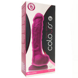 Colours 8 Inch Dual Density Silicone Dildo in Purple Dildo Sex Toys > Realistic Dildos - Tophatter Daily Deals