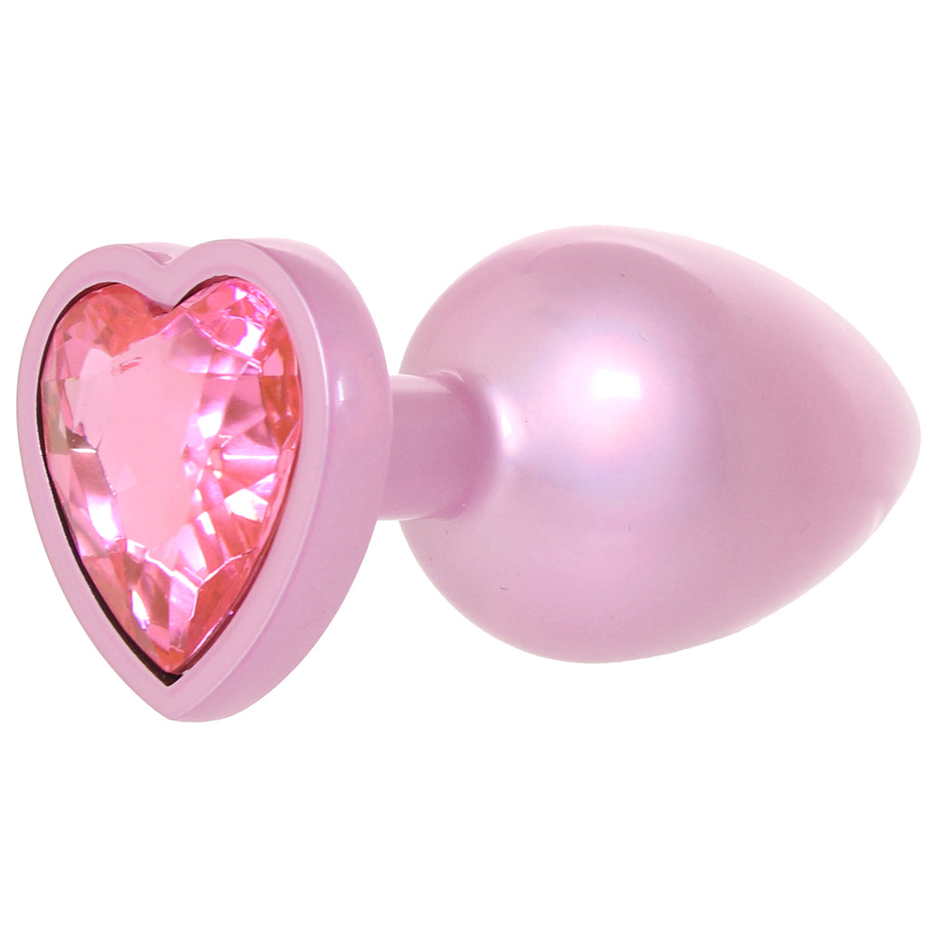 Booty Bling Pink Metal Jewelled Butt Plug in Large Anal Sex Toys > Butt Plugs - Tophatter Daily Deals