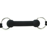 Black & White Silicone Bit Gag Bondage and Fetish > Ball Gags & Mouth Restraints - Tophatter Daily Deals