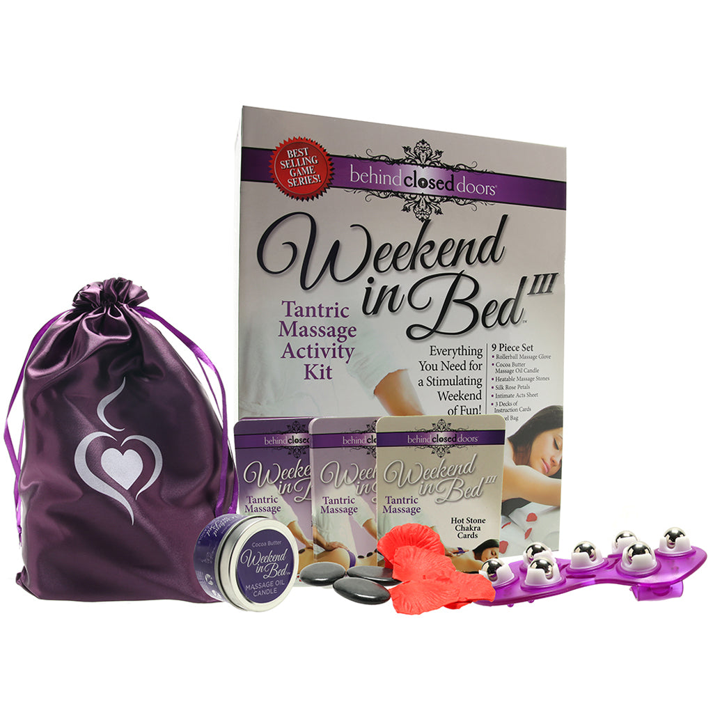 Weekend in Bed 3 Tantric Massage Activity Kit Sensual Love > Massage - Tophatter Daily Deals