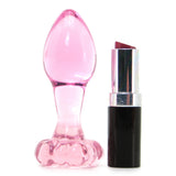 Icicles No. 48 Hand Blown Glass Butt Plug in Pink Anal Sex Toys > Butt Plugs - Tophatter Daily Deals