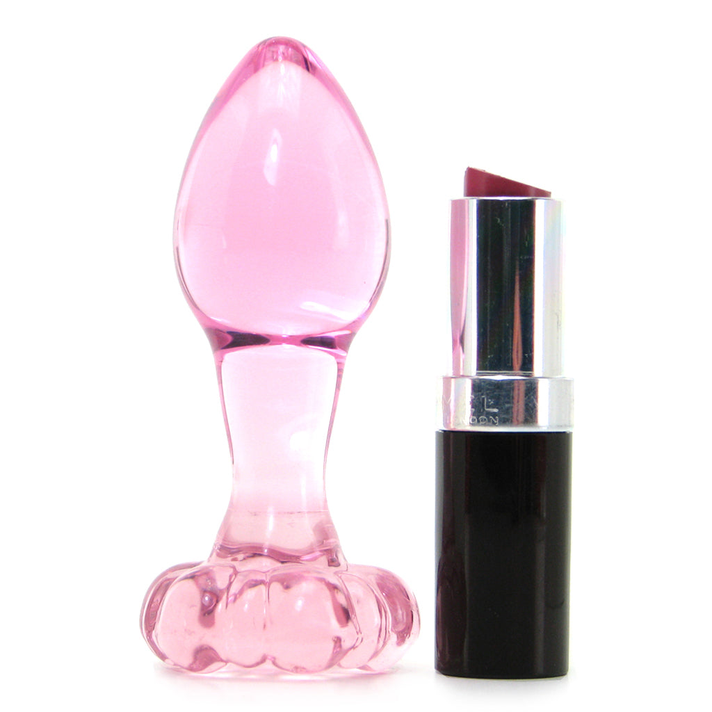 Icicles No. 48 Hand Blown Glass Butt Plug in Pink Anal Sex Toys > Butt Plugs - Tophatter Daily Deals
