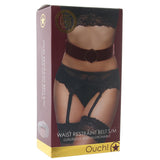 Ouch! Halo Burgundy Waist Bondage Belt /M Bondage and Fetish > Restraints - Tophatter Daily Deals