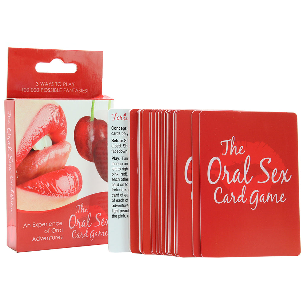 The Oral Sex Adventures Card Game Sensual Love > Games - Tophatter Daily Deals