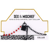 Ex's & Oh's Crystal Day Collar - Tophatter's Adult Sex Toys Online Bondage and Fetish > Leashes and Collars - Tophatter Daily Deals