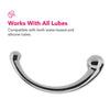 PinkCherry 8 Inch Stainless Steel Curved G-Spot Dildo Dildo Sex Toys > G-Spot Dildos - Tophatter Daily Deals