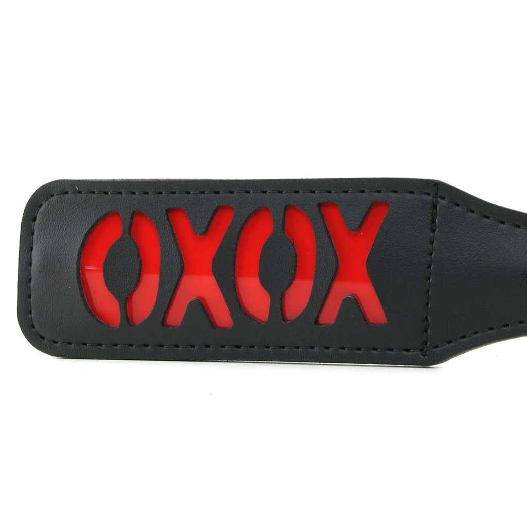 XOXO Paddle in Black - Tophatter's Adult Products Bondage and Fetish > Whips and Crops - Tophatter Daily Deals