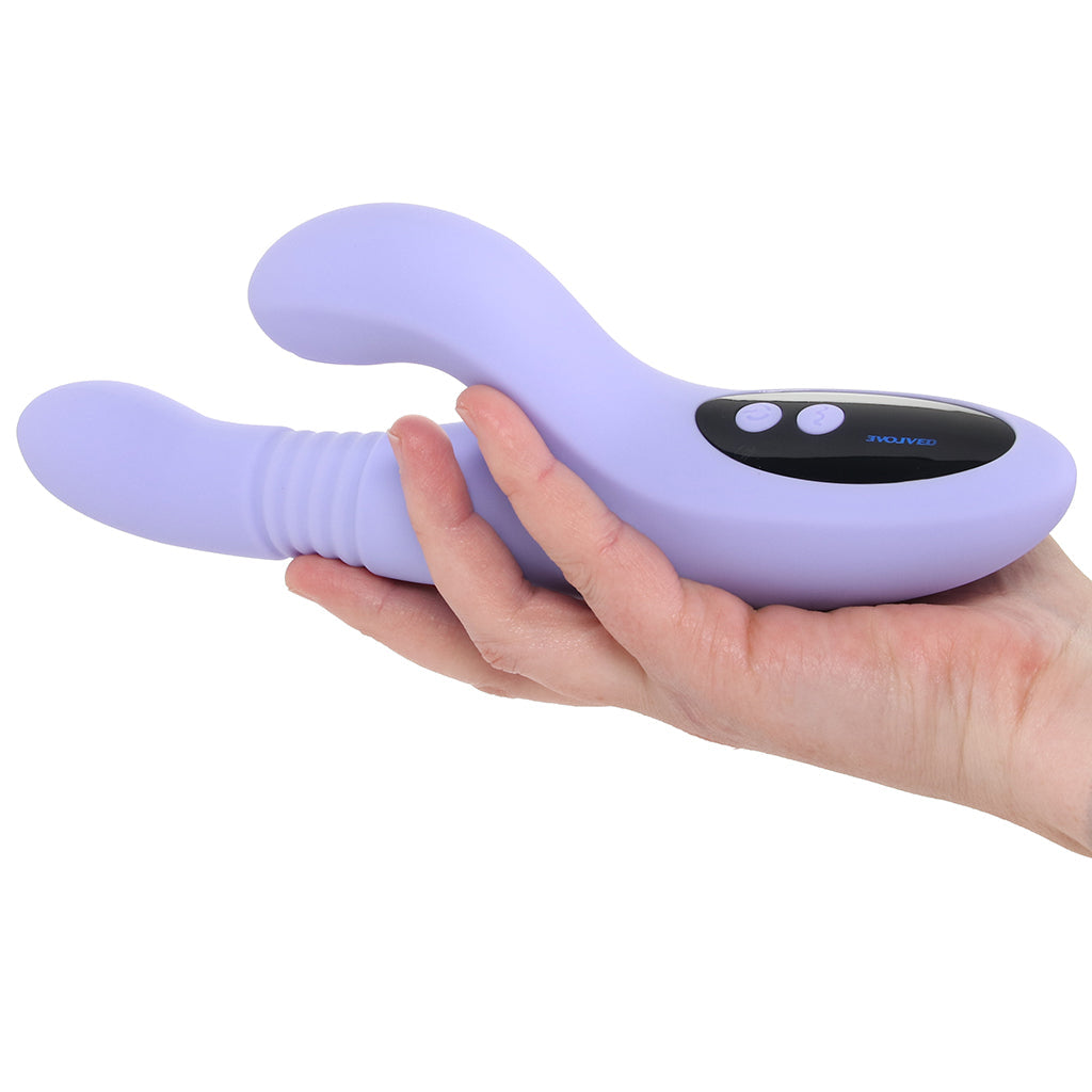 Pep Talk Thrusting Rabbit Vibe Vibrators > Rabbit Vibrators - Tophatter Daily Deals