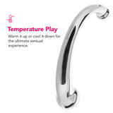PinkCherry 8 Inch Stainless Steel Curved G-Spot Dildo - Tophatter's Adult Sex Toys Online Dildo Sex Toys > G-Spot Dildos - Tophatter Daily Deals
