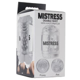 Mistress Double Shot Pussy & Ass Stroker in Clear Male Masturbators > Pocket Strokers - Tophatter Daily Deals