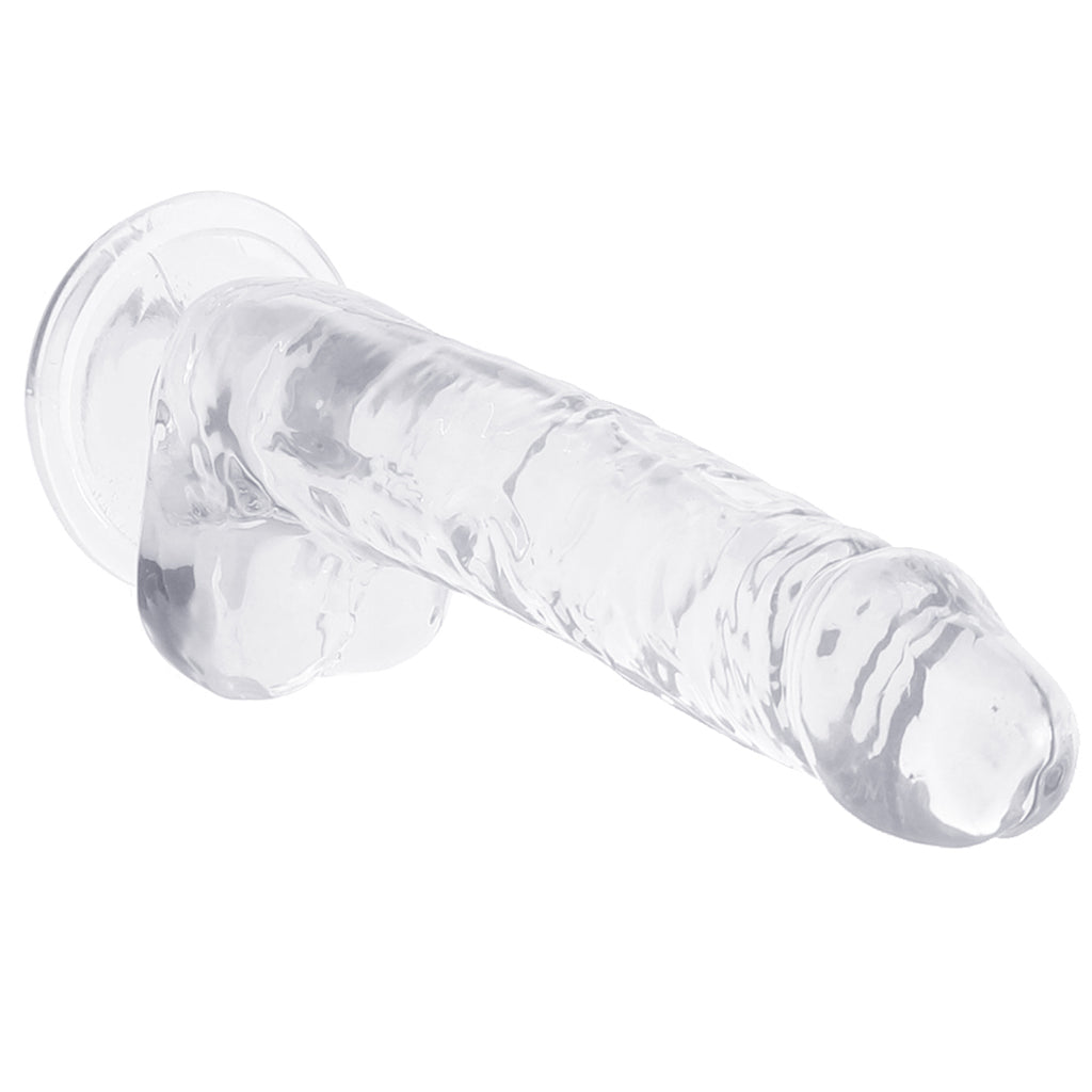 Naturally Yours 7 Inch Crystalline Dildo in Clear Dildo Sex Toys > Realistic Dildos - Tophatter Daily Deals