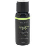 Sensual Massage Oil 4oz/120ml in Lemongrass & Ginger Lubes and Lotions > Erotic Massage Oils - Tophatter Daily Deals