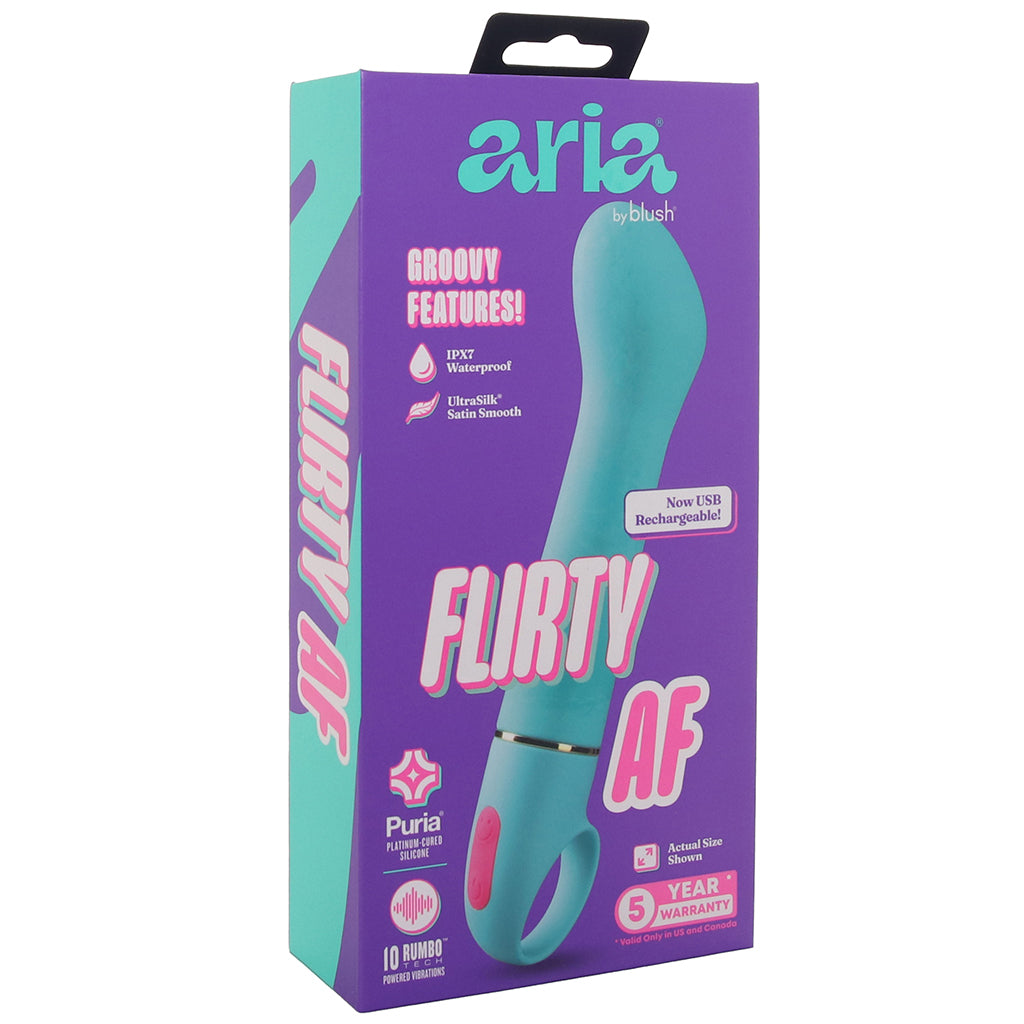Aria Flirty AF 2.0 RumboTech Vibe Vibrators > G-Spot Vibrators - Tophatter Daily Deals
