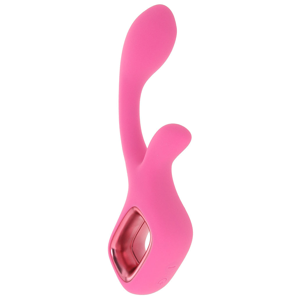 Pretty in Pink Velvet G-Spot Rabbit Vibe Vibrators > Rabbit Vibrators - Tophatter Daily Deals