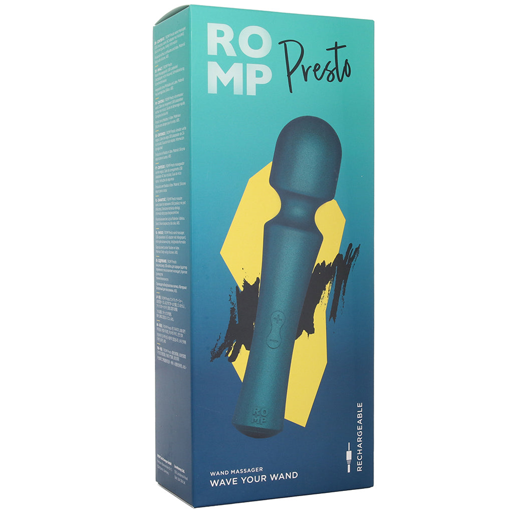 Romp Presto Wave Your Wand Massager Vibe - Tophatter's Adult Sex Toys Online Vibrators > Wands - Tophatter Daily Deals